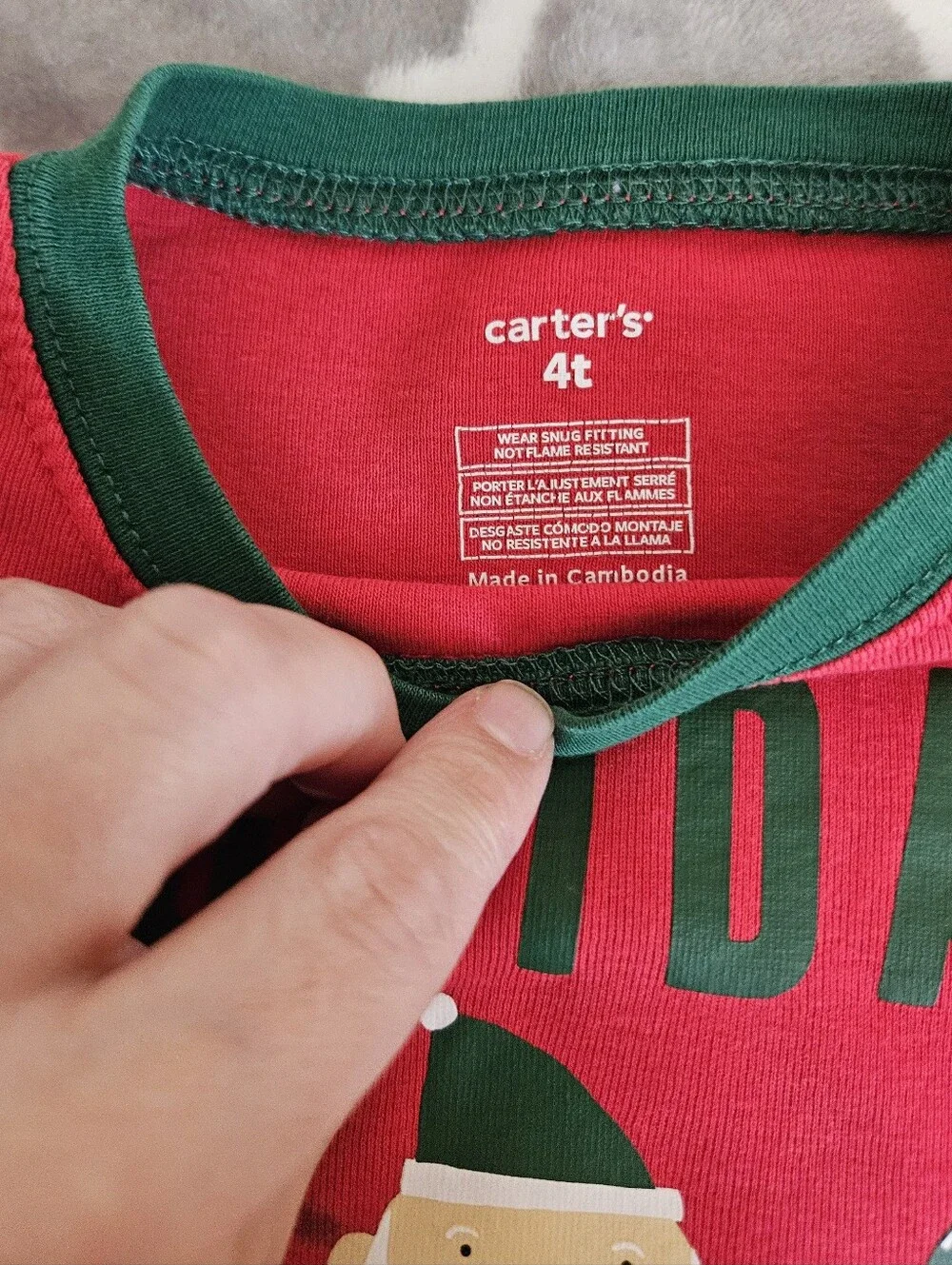 Carter's Red and Green 